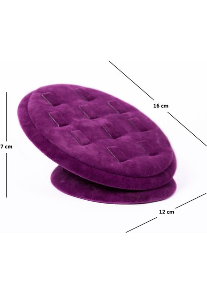 Anfora Kumaş Kaplamalı Yüzük Standı