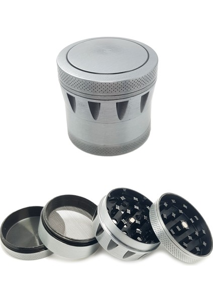 Mini Boy Gri 43 Mm. Alloy Grinder Herbal Parçalayıcı RB86GR