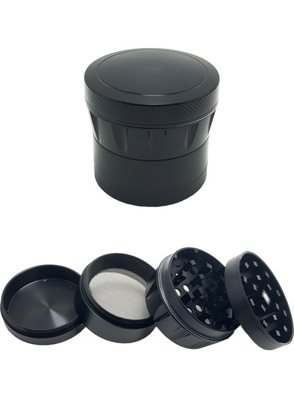 Mini Boy Siyah 43 Mm. Alloy Grinder Herbal Parçalayıcı RB86SY