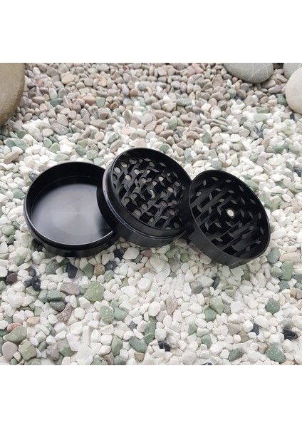 Siyah 55 Mm. Grinder Alloy Herbal Öğütücüsü Parçalayıcı RB88SY fiyatları