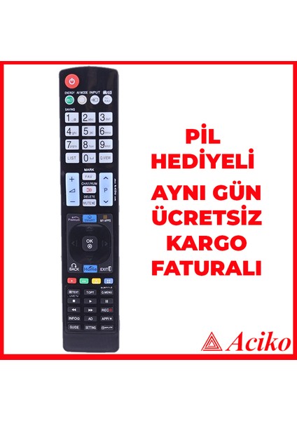 Lg AKB72915206 Uyumlu LED LCD Tv Kumandası