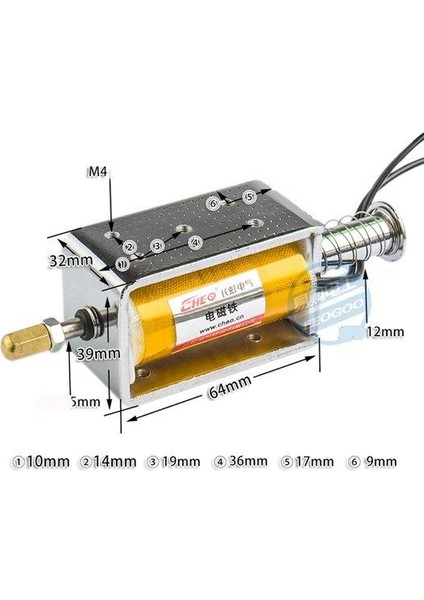Selenoid Bobin Ac 220V 2kg Itme Motoru 34MM