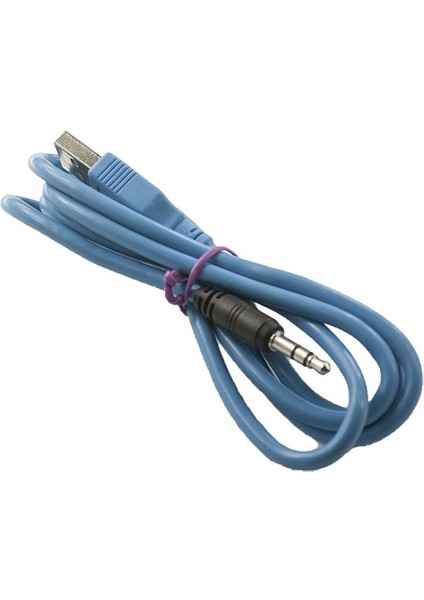 USB - Aux 3.5mm Stereo Jack Kablo 3 Boğum 1 Metre