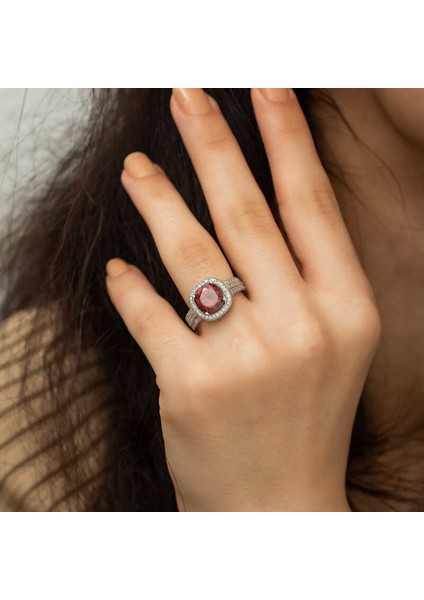 Gümüş Baget Yuvarlak Bayan Yüzük fırsatları