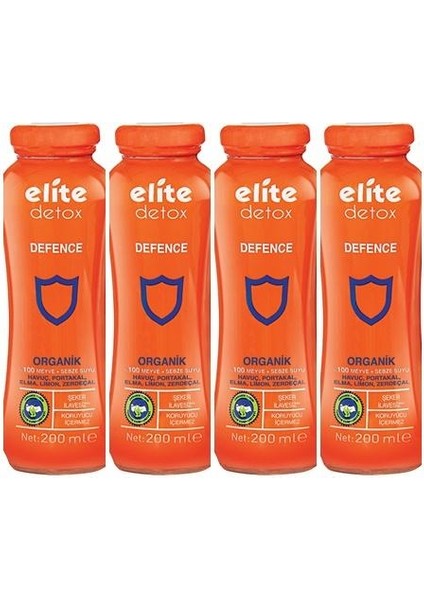 Detox Defence 200 Ml 4'lü