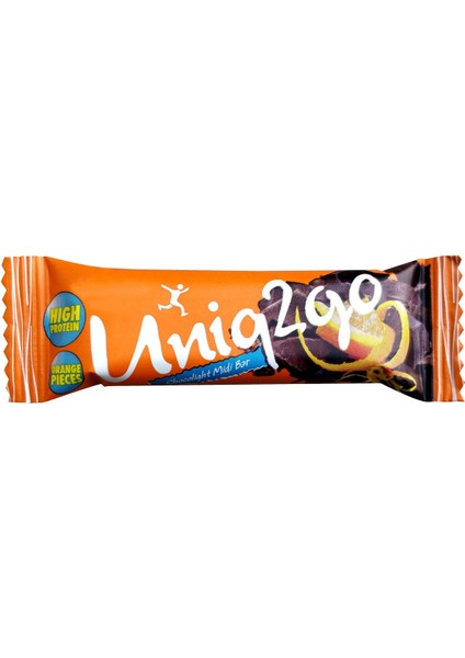 Uniq2Go Choco Light Portakallı Midi Bar 40 Gr