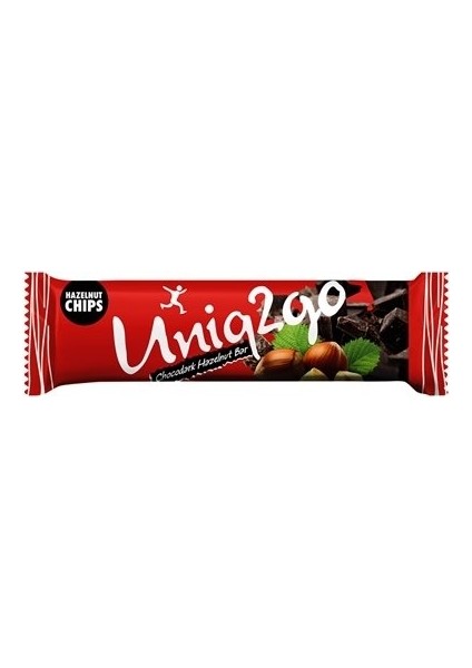 Uniq2Go Chocodark Fındıklı Midi Bar 38 Gr