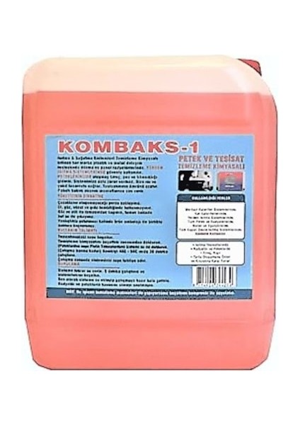 Kombaks-1 Petek ve Tesisat Temizleme Kimyasalı 5 Kg.