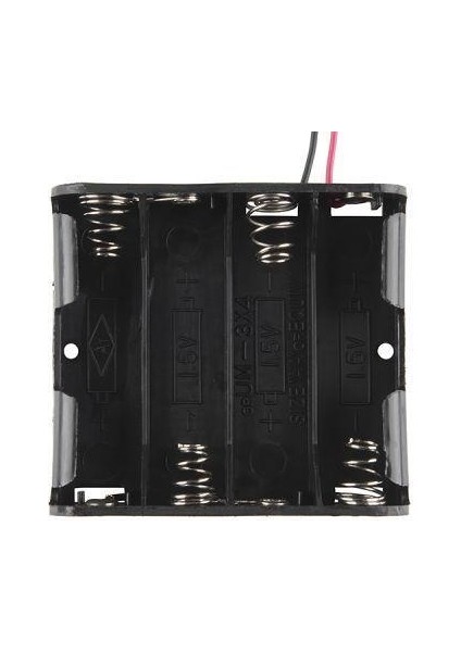 4'lü Aa Pil Yuvası - Barrel Jack Çıkışlı fiyatları