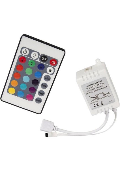 Rgb Şerit LED Kumandası 6A 24 Butonlu