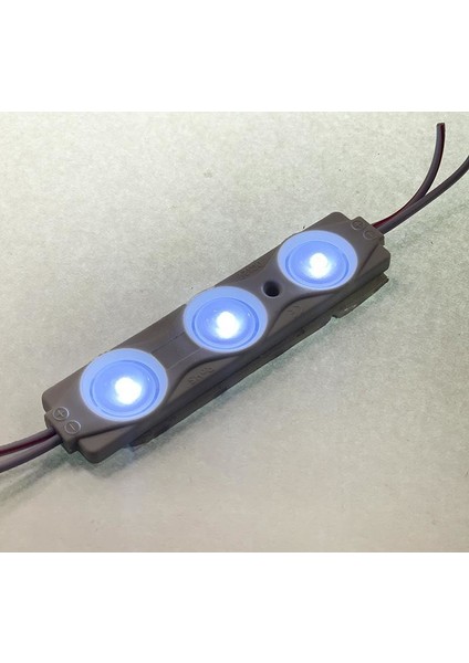 3'lü Mercekli Modül LED - Beyaz 12V 1.2W