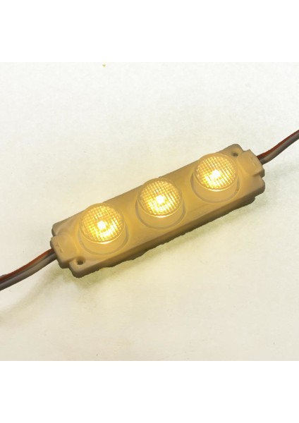 3W Mercekli Modül 3'lü LED - Gün Işığı 12V