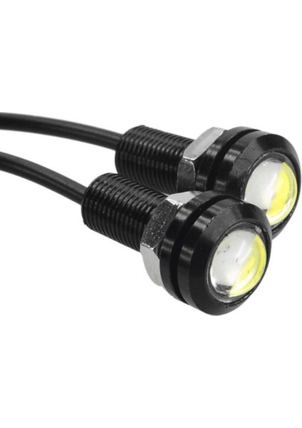 Mavi Kartal Gözü LED 12V 2 Adet - Gündüz Farı