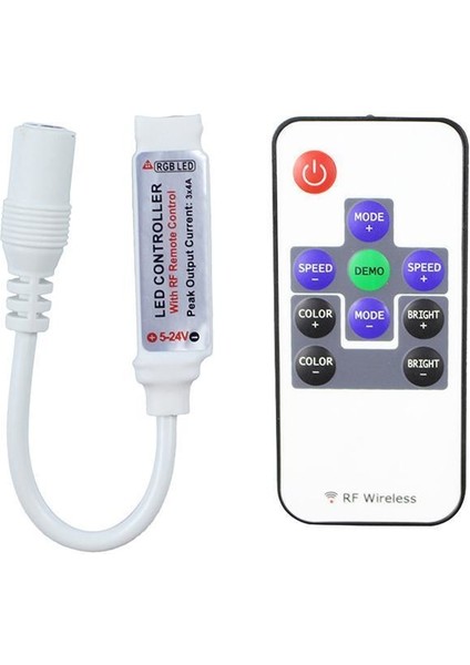 Kumandalı Rgb Şerit LED Devresi 12A
