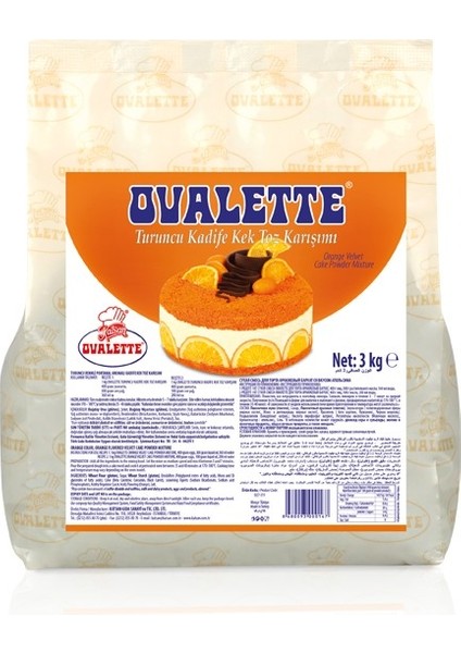 Turuncu Kadife Kek Toz Karışımı 3 kg