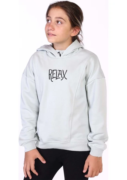 Toontoy Kids Toontoy Kız Çocuk Nakış Detaylı Içi Pamuklu Sweatshirt