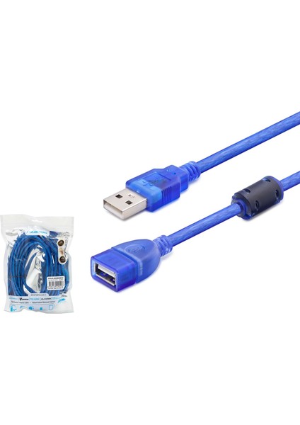 HDX7536(4020) Kablo USB Uzatma 5 mt Transparent