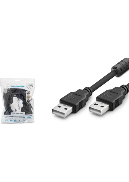 HDX7522 Kablo USB M/m 5 m Siyah