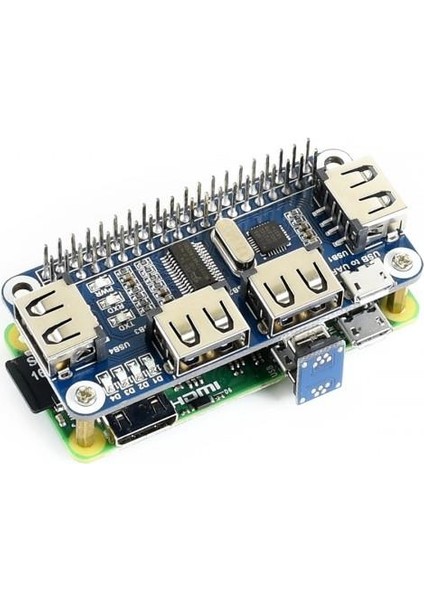 4 Port USB Hub Hat For Raspberry Pi