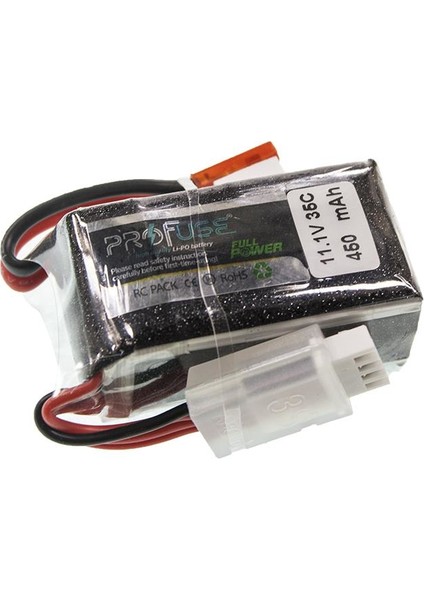 11,1V Lipo Batarya 450MAH 35C - 3s Lipo Pil