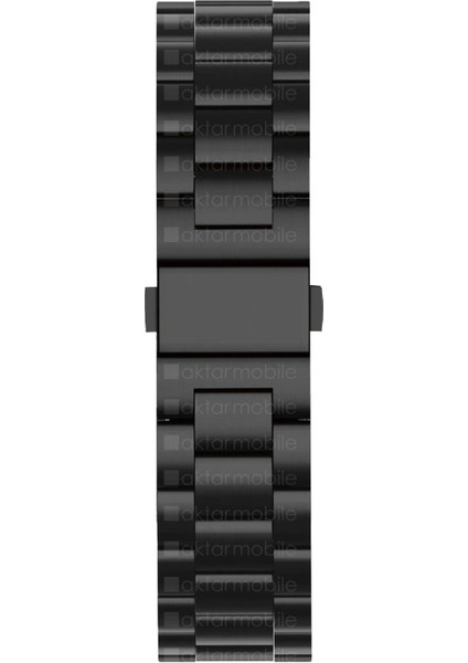Apple Watch 7 6 Se 5 4 3 2 1 - 42 / 44 / 45 mm Uyumlu Metal Kordon Premium Paslanmaz Çelik Kayış