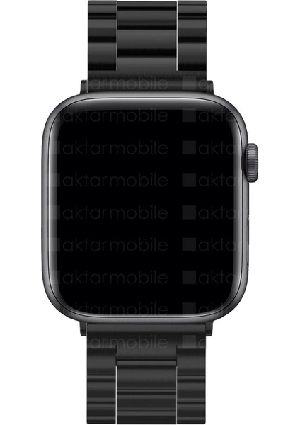Apple Watch 7 6 Se 5 4 3 2 1 - 42 / 44 / 45 mm Uyumlu Metal Kordon Premium Paslanmaz Çelik Kayış fiyatları