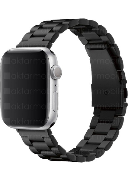 Apple Watch 7 6 Se 5 4 3 2 1 - 42 / 44 / 45 mm Uyumlu Metal Kordon Premium Paslanmaz Çelik Kayış fırsatları