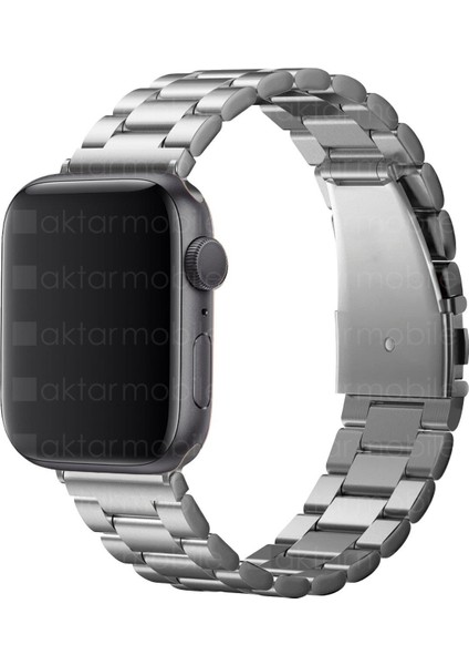 Apple Watch 7 6 Se 5 4 3 2 1 - 42 / 44 / 45 mm Uyumlu Metal Kordon Premium Paslanmaz Çelik Kayış fırsatları