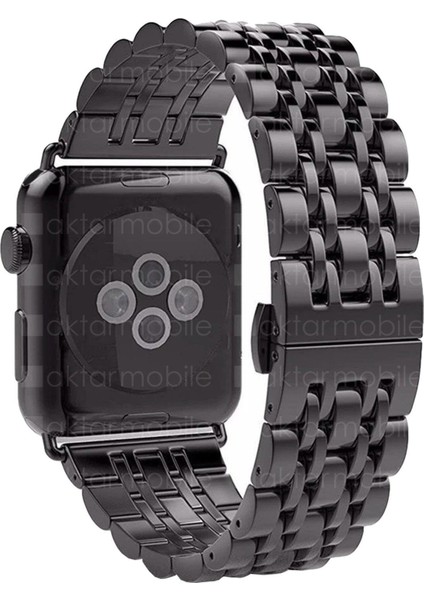 Apple Watch 7 6 Se 5 4 3 2 1 - 42 / 44 / 45 mm Uyumlu Metal Kordon Premium Paslanmaz Çelik Kayış fiyatları
