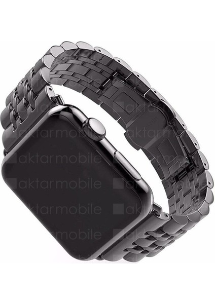 Apple Watch 7 6 Se 5 4 3 2 1 - 42 / 44 / 45 mm Uyumlu Metal Kordon Premium Paslanmaz Çelik Kayış fırsatları