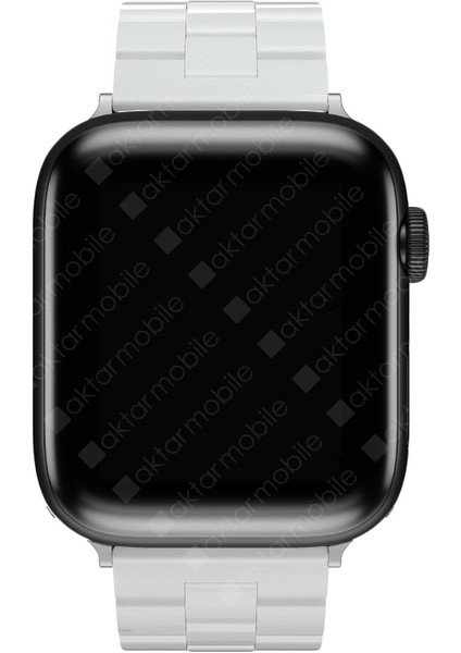 Apple Watch 7 6 Se 5 4 3 2 1 - 42 / 44 / 45 mm Uyumlu Seramik Kordon Premium Seramik Kayış fiyatları