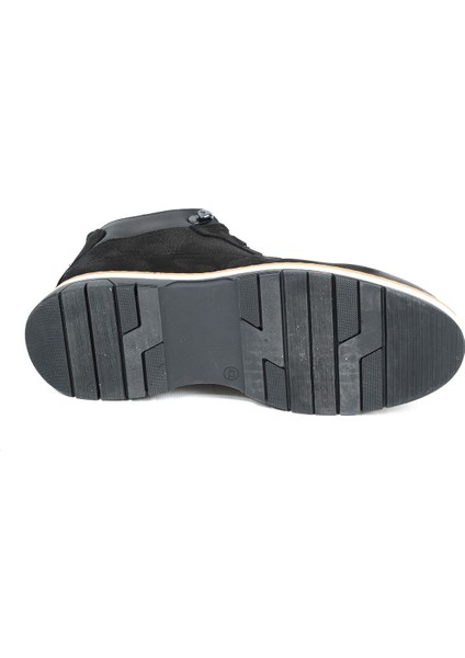 77534 Siyah Nubuk %100 Deri Kışık Erkek Bot indirimleri