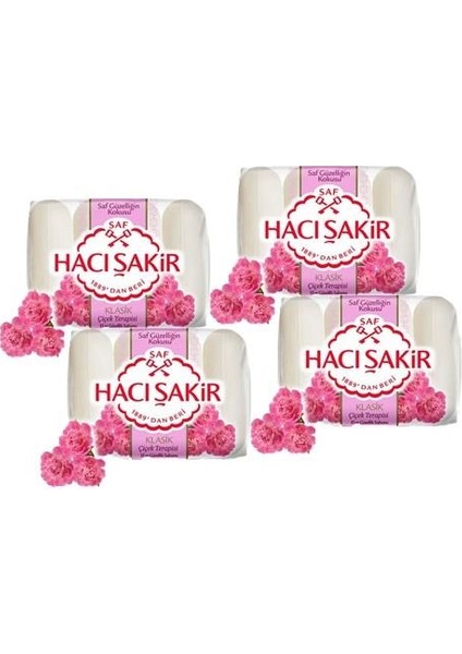 Klasik Çiçek Terapisi Güzellik Sabunu 4 x 70 gr x 4 Paket
