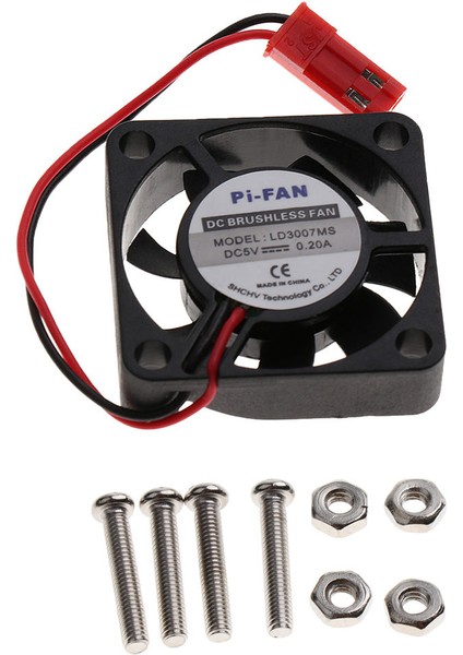 Soğutma Fan Fırçasız 5 V Dc Fan Soğutucu Ahududu Pi Için Soğutucu