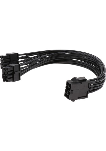 8pin Kadın Çift 8pin (4 + 4) Erkek 18AWG Cpu Güç Power Splitter Kablosu