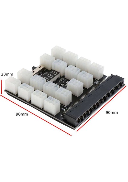 750W / 1200W / 1500W Madencilik Için Güç Kaynağı Breakout Adaptörü Kurulu