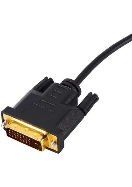 23 cm Çift Bağlantı Dvı-I (24 + 5 Pin) Erkek VGA Erkek Kablo Adaptörü Dönüştürücü