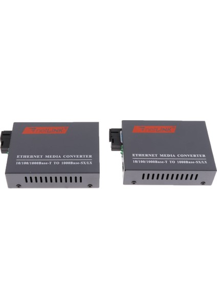 100 / 1000M Gigabit Ethernet Fiber Optik Medya Dönüştürücüler Sc Singlemode 25KM