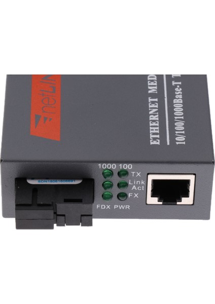 100 / 1000M Gigabit Ethernet Fiber Optik Medya Dönüştürücüler Sc Singlemode 25KM