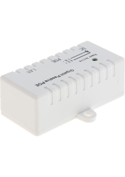 Pasif Poe Enjektör Gigabit Ethernet Poe Adaptörü LED RJ45 Konektörü 12-52V