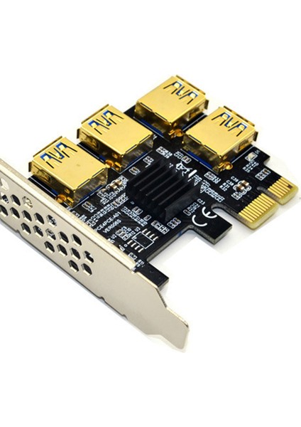 Pcıe 1 Ila 4 Pcı Express Riser Card Pcı-E 1x Harici 4 Pcı-E Kart Adaptörü