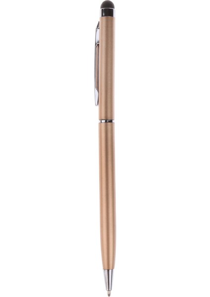 Kapasitif Kalem Dokunmatik Ekran Stylus Kalem Için Pad Telefon Tablet Laptop - Altın