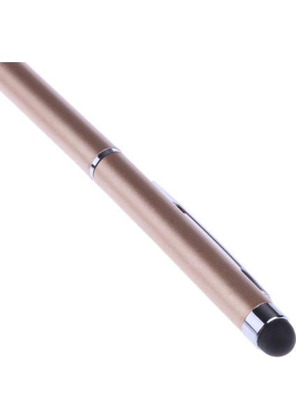 Kapasitif Kalem Dokunmatik Ekran Stylus Kalem Için Pad Telefon Tablet Laptop - Altın