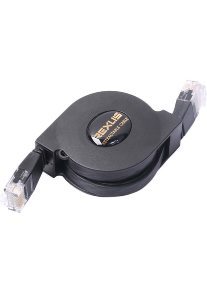 Cat6 Geri Çekilebilir Ethernet Ağı Yama Kablosu 10/100/1000 Mbps - 3.3 Feet 1m