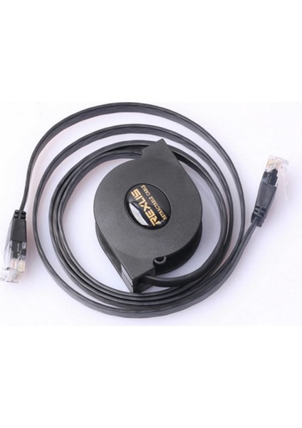 Cat6 Geri Çekilebilir Ethernet Ağı Yama Kablosu 10/100/1000 Mbps - 3.3 Feet 1m modelleri