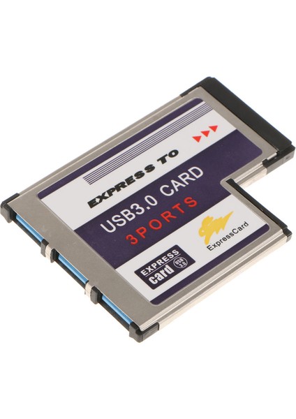3port Usb3.0 Express Kart Expresscard Pc Için Gizli 54MM Adaptör Bağlayıcı