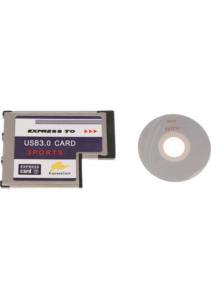 3port Usb3.0 Express Kart Expresscard Pc Için Gizli 54MM Adaptör Bağlayıcı