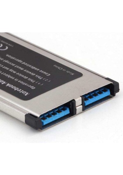 34MM Express Kart Expresscard 2 Port USB 3.0 Laptop Dizüstü Bilgisayar Için Adaptör