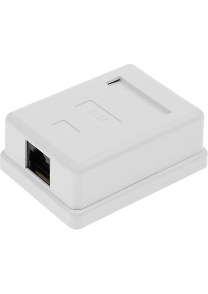 2 Adet 1-Port Cat6 Duvar Yüzey Dağı Kompakt Kutu Ağ Internet Kablosu(Yurt Dışından)