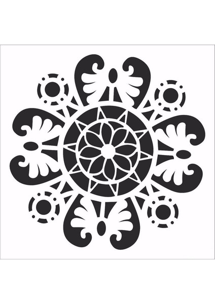 HD119 Home Dekor Stencil 45X45
